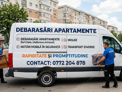 Transport marfa, debarasari moloz/apartamente, mutari mobila