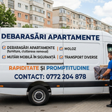 Transport marfa, debarasari moloz/apartamente, mutari mobila
